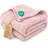 Totsy Baby Musselin Decke Babydecke Baumwolle 100 x 150 cm - Musselindecke Kuscheldecke Baby Musselintücher Kinderdecke dünne Babydecken Pucktuch Muslin Blanket für Kinder Oeko-Tex-Zertifikat Puderrosa