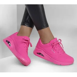 SKECHERS Uno Night Shades hot pink durabuck 40