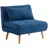 vente-unique Schlafsessel CHILA Polyester 90 x 83 x 82 cm Blau mit Kissen