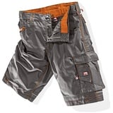 BULLSTAR Arbeitsshort »ULTRA«, Polyester/Baumwolle, grau