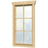 SKANHOLZ Skan Holz Einzelfenster BxH 57,5 x 123,5 cm Anschlag links für 28 mm Häuser