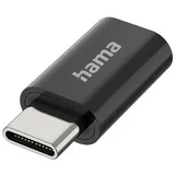 Hama USB-C auf Micro-USB Adapter Schwarz