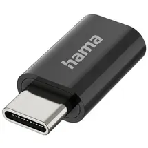Hama USB-C auf Micro-USB Adapter Schwarz