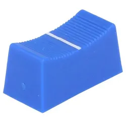Faderknopf für 4mm Schiebepotentiometer, 23x11x11mm, blau