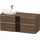 Duravit D-Neo Konsolenwaschtischunterbau wandhängend Nussbaum dunkel Matt 1400x550x664 mm - DE4970L1 DE4970L10210000