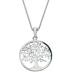Kette mit Anhänger »Schmuck Geschenk Silber 925 Halsschmuck Halskette Panzerkette Baum«, 678570-0 silberfarben
