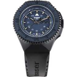 Traser H3 Tactical Adventure Collection P69 Black Stealth 109857 Sonderangebot - blau,schwarz - 46mm