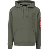 Alpha Industries Emb Kapuzenpullover Dark Olive 2XL