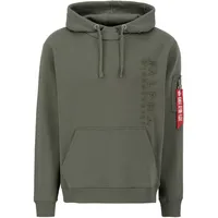Alpha Industries Emb Kapuzenpullover Dark Olive 2XL