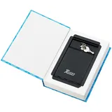 Xcase Buch-Safe, getarnt als Buch, ECHTES Papier, 22 x 15,5 cm