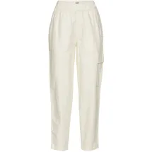 CAMEL ACTIVE Loose Fit Hose aus Leinenmix Knochenweiß 32/32