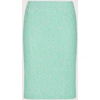 Madeleine Bleistiftrock Damen Tweed Blau 42