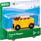 BRIO Tierwagen mit Kuh (33406)