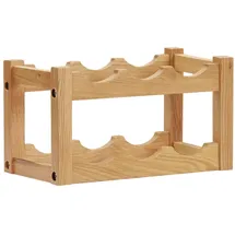 vidaXL Weinregal 37 x 21 x 21 cm Braun