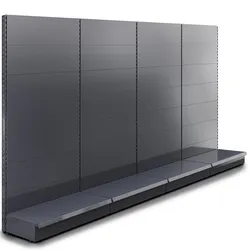 BROOKLYN | Gondel Wandregal | B400xH225cm | Komplett Set