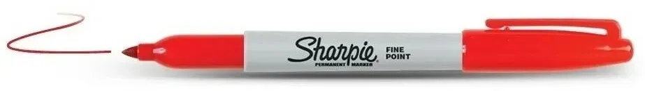 Sharpie Fine Point Permanent-Marker Feine Spitze Rot
