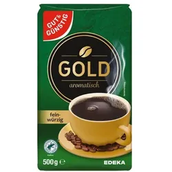 Gut und Günstig Kaffee gemahlen »Gold« 500g braun