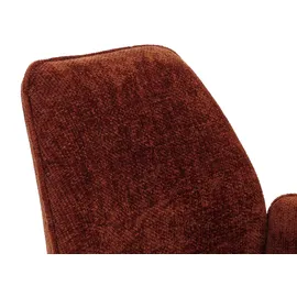 Mendler Esszimmerstuhl HWC-G67 Chenille rot
