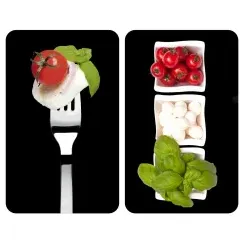 WENKO Universal Herdabdeckplatte, 2er Set 2521451100 , Design: Caprese