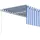vidaXL Markise 4 x 3 m blau