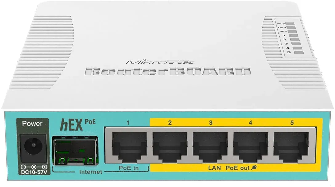 MikroTik RouterBOARD hEX RB960PGS - Router - 4-Port-Switch