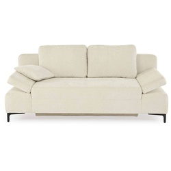 Schlafsofa Jeremo Stoff Beige Hellbeige