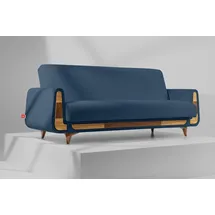 konsimo® Couch 3-Sitzer blau