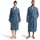 Möve Bademantel Basic Blau M