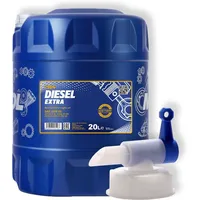 20L Mannol Diesel Extra Motoröl 10W-40 passend für VW 502.00 505.00 MB 229.1 + Auslaufhahn
