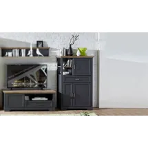 Innostyle Highboard Jasmin 93 x 150 cm Grau
