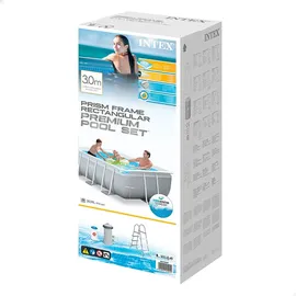 Intex Prism Frame Rectangular Pool Set 300 x 175 x 80 cm inkl. Filter