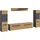 Home Affaire Wohnwand HOME AFFAIRE "REHAT, TOPSELLER, 4-teilig, wahlweise stehend und hängend montierbar", basalt grau, artisan eiche nachbildung, B:272cm H:141cm T:33cm, Holzwerkstoff, Kastenmöbel-Sets, Wohnwand, Kombination, Anbauwand, Set, Wohn-Set, Wohnzimmer-Set, 