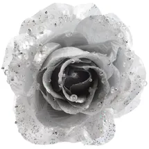 Kaemingk künstliche Rose Clip Kunstblumen Kunstrosen Dekoblume Hochzeit Christbaumschmuck