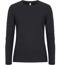 CLIQUE Premium Fashion Langarmshirt Damen 99 - schwarz XS