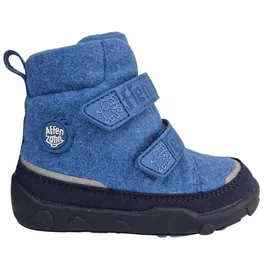 Affenzahn Wolle Comfy Winterstiefel Blau 22