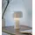 just light. Akku LED-Tischlampe AGNES, H 21,6 cm - Weiß - Kunststoff - dimmbar