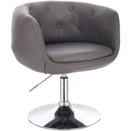 Svita Cocktailsessel Panama Kunstleder 0 x 0 x 0 cm Grau höhenverstellbar