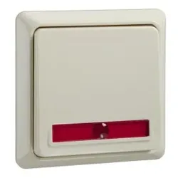 Elso 501620 Wechselkontrollschalter 10A beleuchtet komplett RENOVIERUNG Steckklem. perlweiß