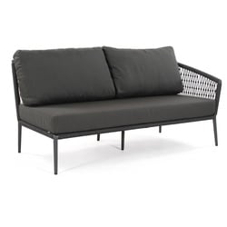 Musterring Gartensofa-Modul Ibiza Aluminium Grau