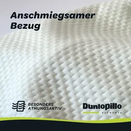 DUNLOPILLO Nackenstützkissen 50 x 30 x 10 cm Weiß
