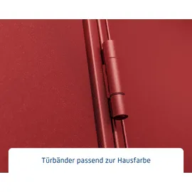 EcoStar Gerätehaus Elegant-S Typ 3 3,03 x 2,38 m Purpurrot