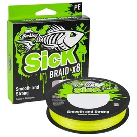 Berkley Sick 150 M Geflochtene Schnur - Fluor Green - 0.290 mm