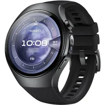 Huawei Watch 5 46 mm schwarzes Flourelastomerarmband 