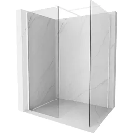 Mexen Kioto Walk-In-Dusche 90 x 200 cm transparent/weiß 800-090-202-20-00-070