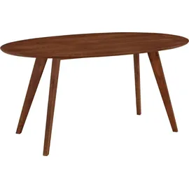 miliboo Vintage oval 160 x 76 x 90 cm Nussbaum