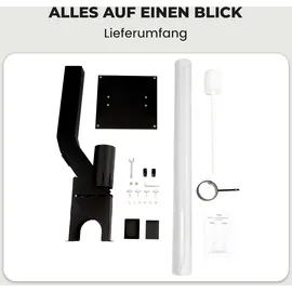 Lemodo Pelletfackel Ø 0 cm Schwarz