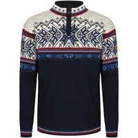 Dale of Norway Vail Masc Sweater Midnightnavy / Redrose / Offwhite XL