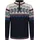 Dale of Norway Vail Masc Sweater Midnightnavy / Redrose / Offwhite XL