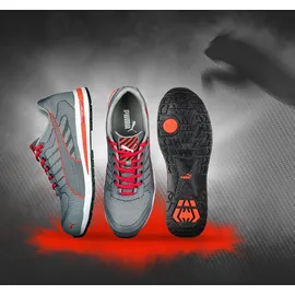 Puma Xelerate Knit Low S1P HRO SRC grey/red 46