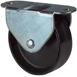 Bs Rollen Kastenrolle D.50mm Trgf.60kg Material Ku.m.Platte